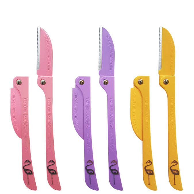 Feather 3PC Facial Touch-Up Razor Made In Japan(6 units)