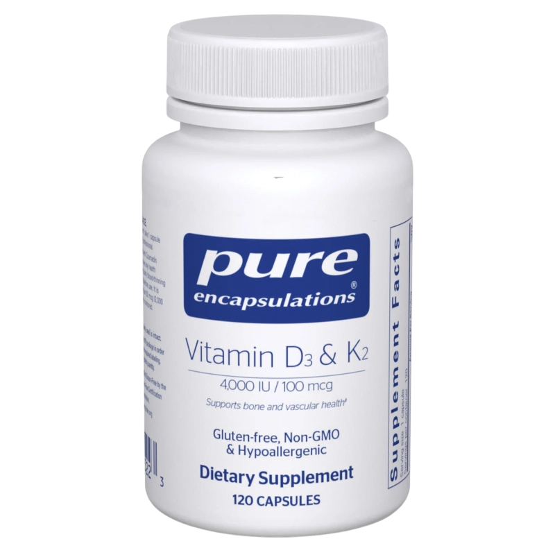 Pure Encapsulations D3 & K2 Vitamin a Trusted Quality