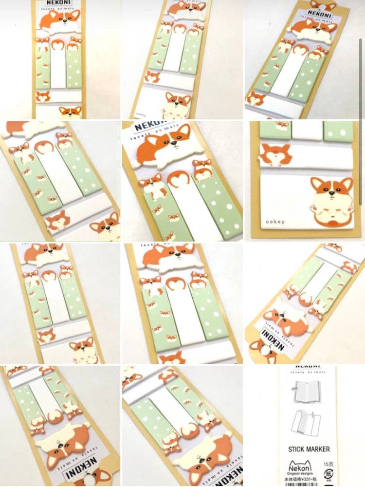 50339 Corgi Sticky Notes