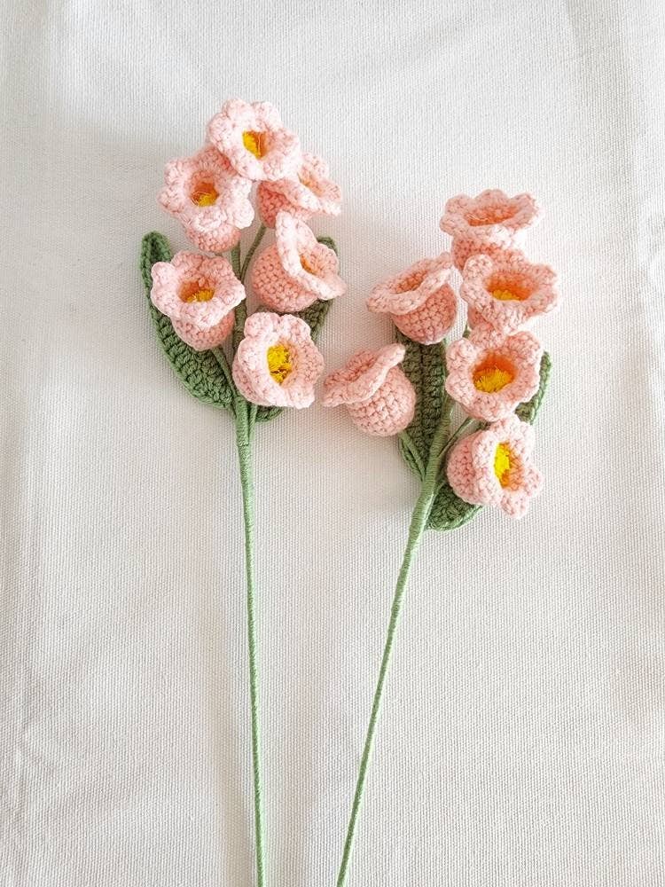 Crochet Lily Of The Valley: Blue