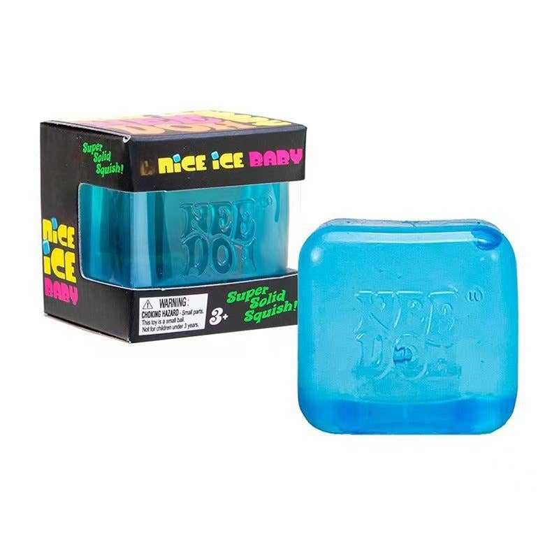 Nice Cube Jellyfish Squishy Sensory Stress Relief Toys in Box Squeeze Fidget Toy: Purple cube / 1 pc