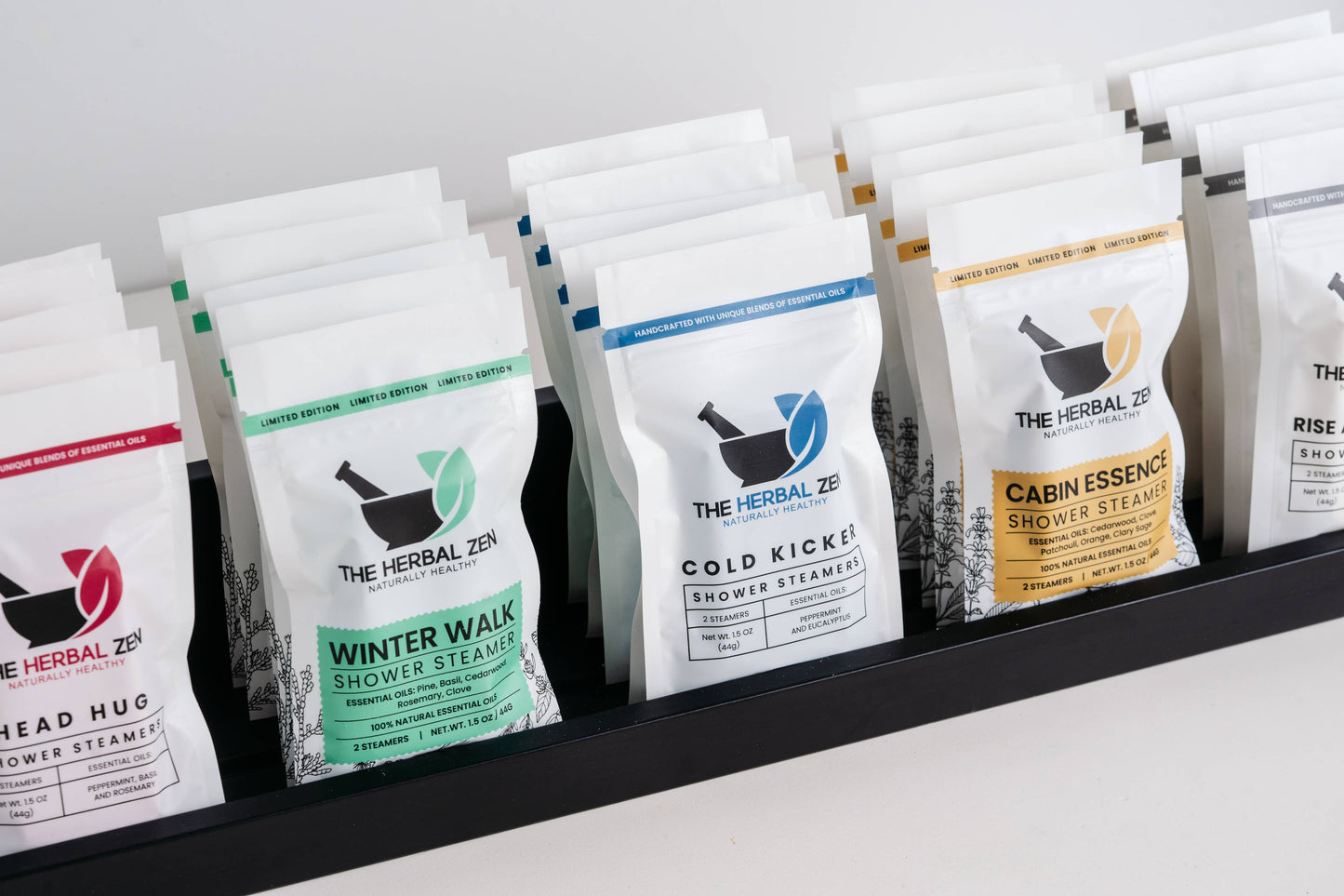 Shower Steamer Minis - $5 Stocking Stuffer 2-pk: Cold Kicker | Peppermint+Eucalyptus