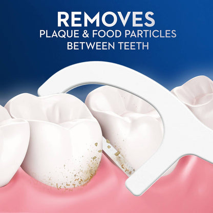 Oral-B Burst of Scope Dental Floss Picks, Fresh Mint, 75 ct