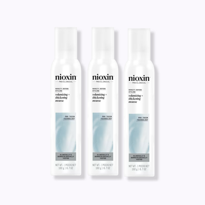 Nioxin Volumizing + Thickening Mousse: 2 Pack