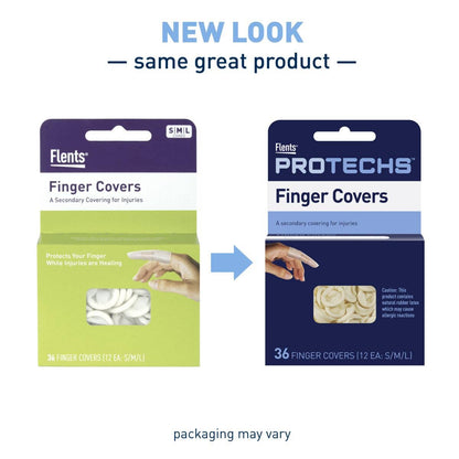 Flents® Finger Covers: 36 CT / Assorted Sizes