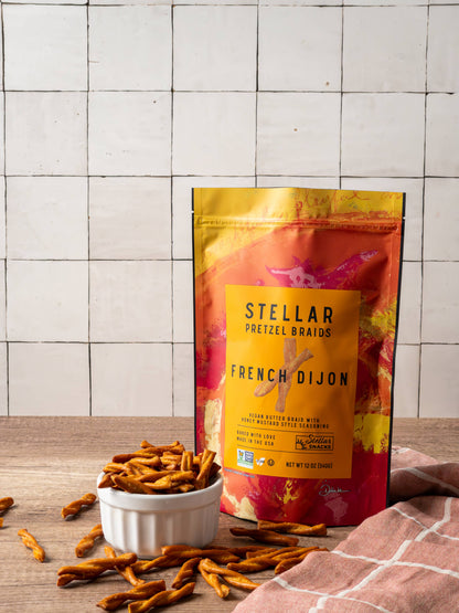 Stellar Pretzel Braids - French Dijon- 12oz