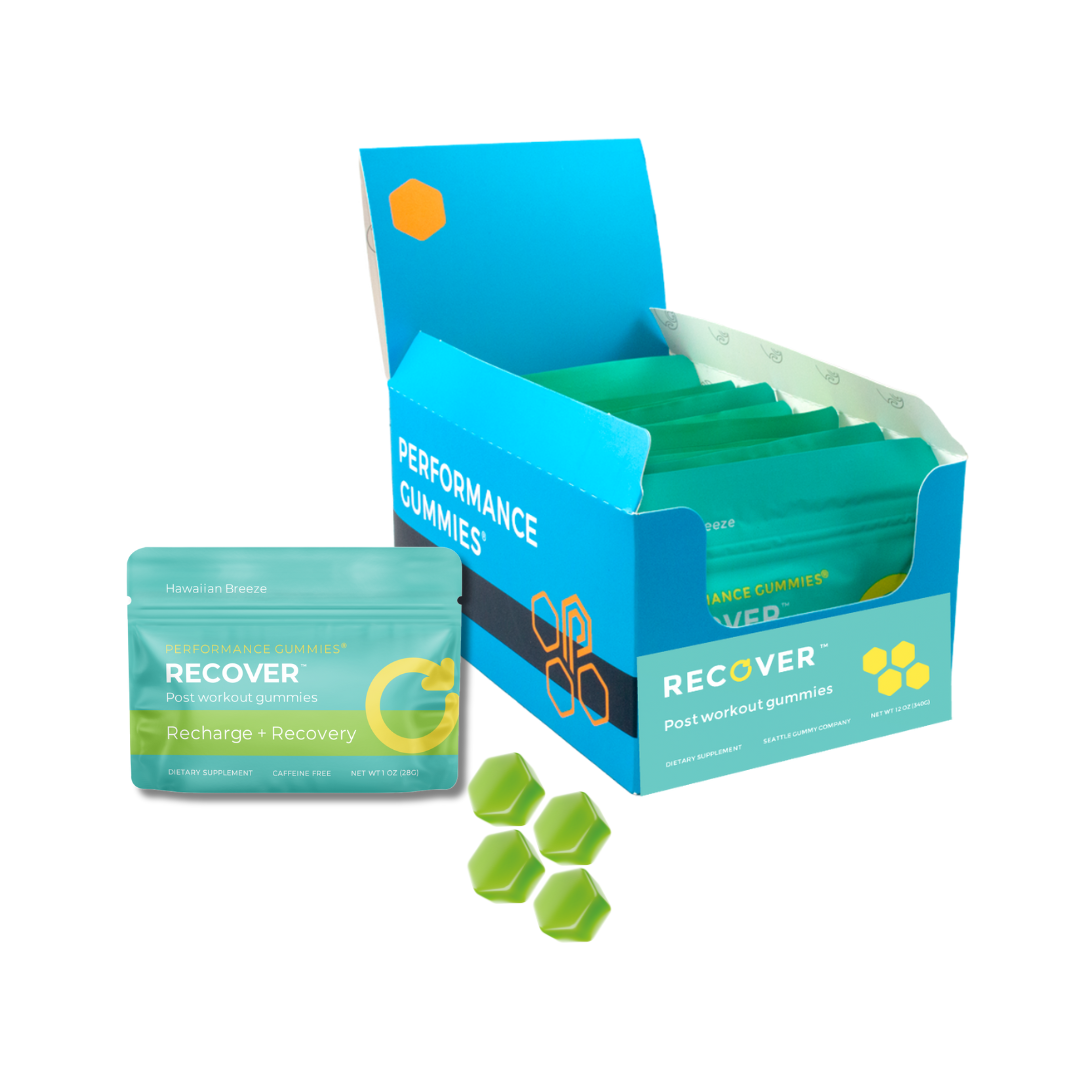 NEW Recover Post-Workout Supplement Gummies Hawaiian Breeze