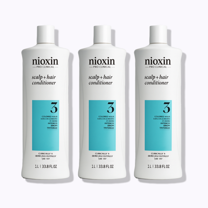 Nioxin System 3 Scalp + Hair Conditioner: 2 Pack / 10.1 fl oz
