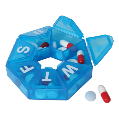 Ezy Dose® Weekly 7-Sided Pill Planner (Medium)