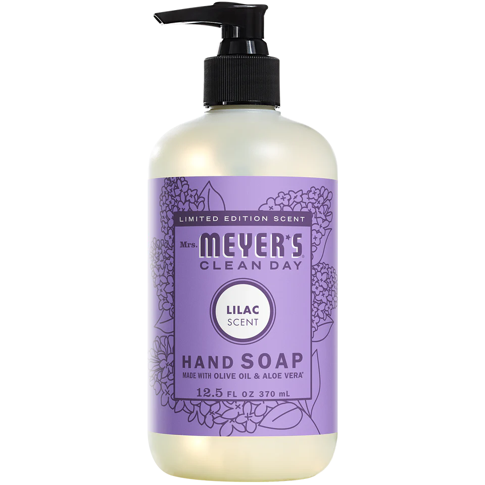 Mrs. Meyers Clean Day Liquid Hand Soap, Lilac, 12.5 oz