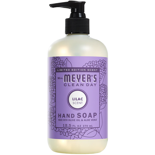 Mrs. Meyers Clean Day Liquid Hand Soap, Lilac, 12.5 oz