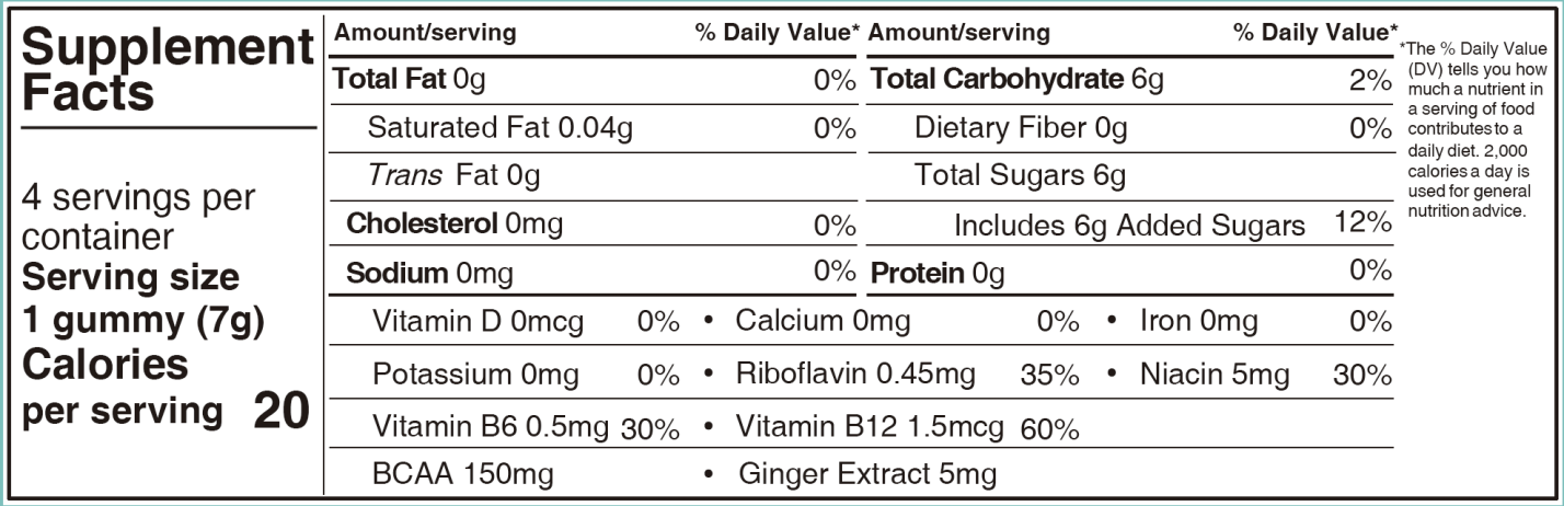 NEW Recover Post-Workout Supplement Gummies Hawaiian Breeze