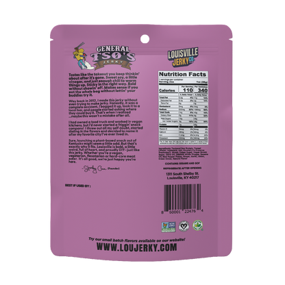 Vegan & Plant Based General Tso's Jerky 3 oz