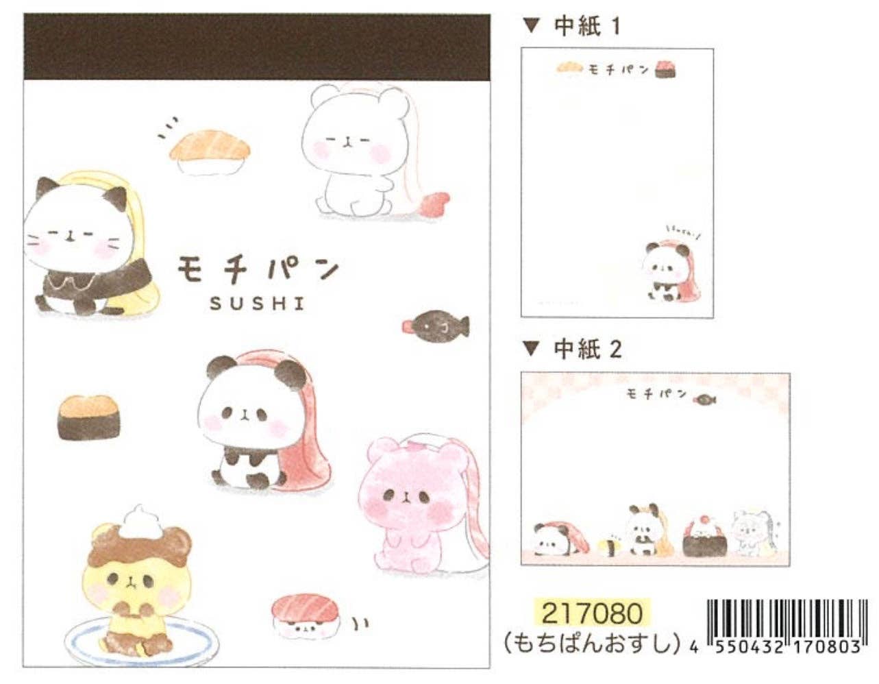 217080 Sushi Animals Mini Notepad-10