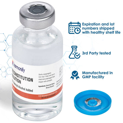 HARMONIFY Reconstitution Solution – 6 Pack 30 mL Premium Glass Vials