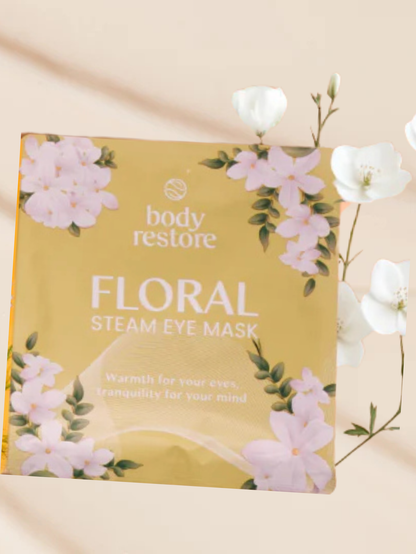 BODY RESTORE Steam Eye Mask Spa Relax Five Packs or Single: 5 PACK Lavender