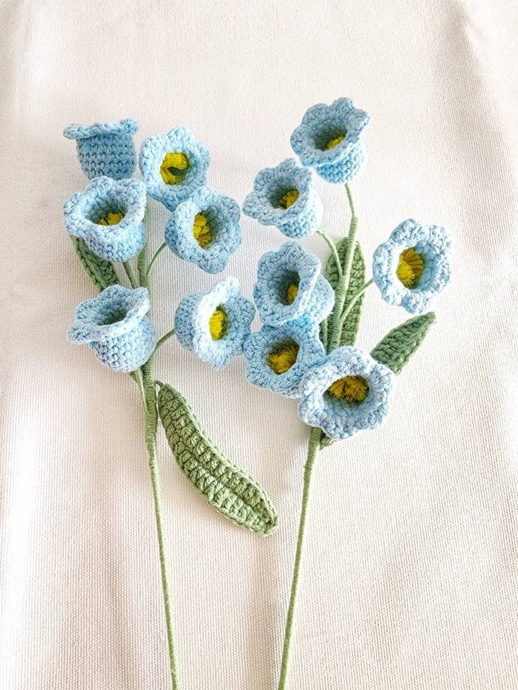 Crochet Lily Of The Valley: Pink