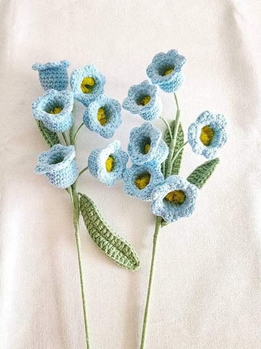 Crochet Lily Of The Valley: Blue