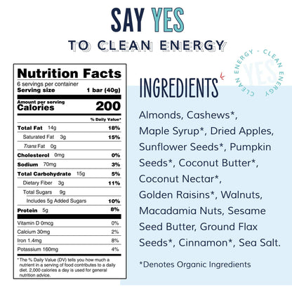 Apple Cinnamon Crisp - Premium Real Food Snack Bar