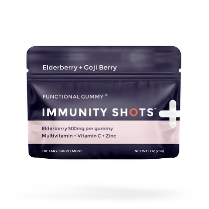 Immunity Shots Elderberry Goji Berry Multivitamin 12-Pack