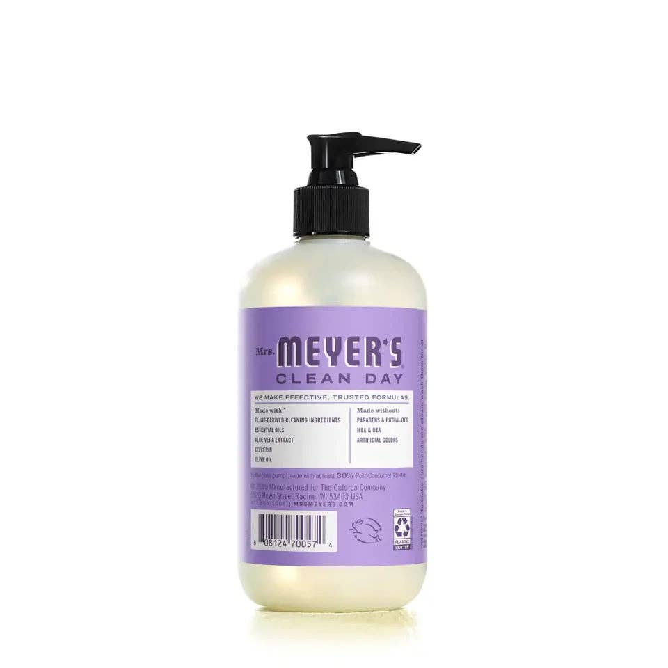 Mrs. Meyers Clean Day Liquid Hand Soap, Lilac, 12.5 oz