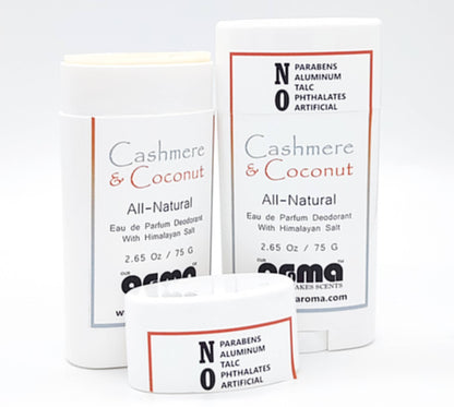 Our Aroma Cashmere & Coconut 2.65 oz All-Natural Deodorant: Cashmere & Coconut / 2.65 Fl oz