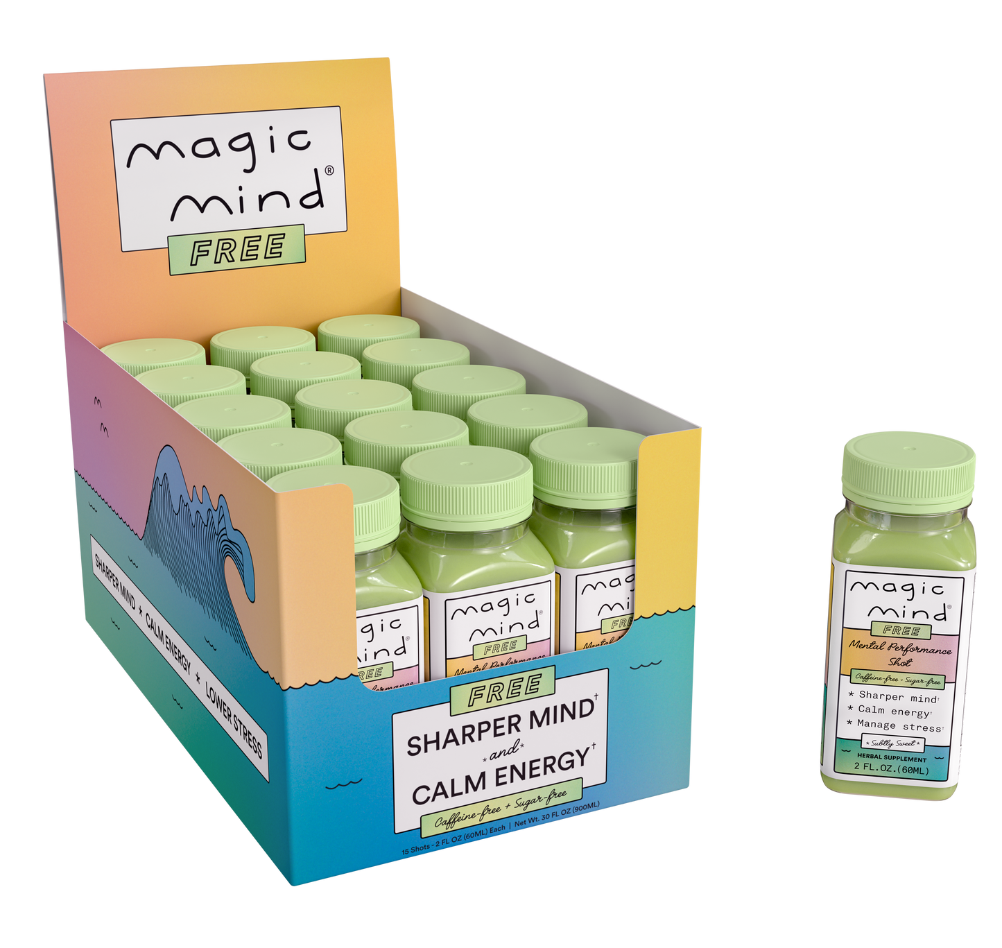 Magic Mind | Mental Performance Shot | FREE: 15 Bottles