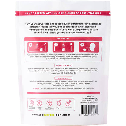 Head Hug Shower Steamers – Tension Relief Aromatherapy: Original