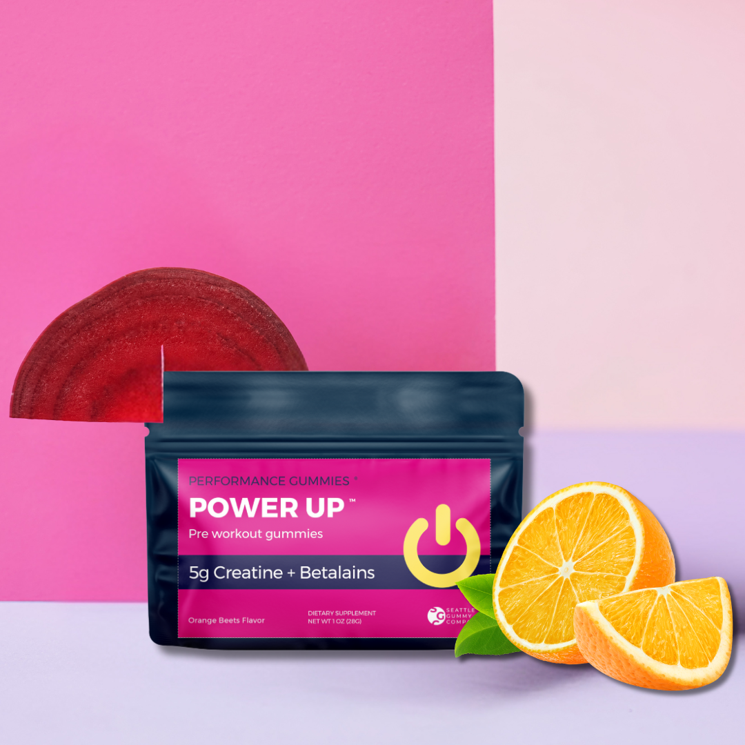 5g Creatine Monohydrate Gummies with Betalain 12 packs