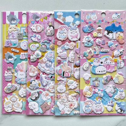 11016 Big Puffy Puffy Assorted Stickers-12