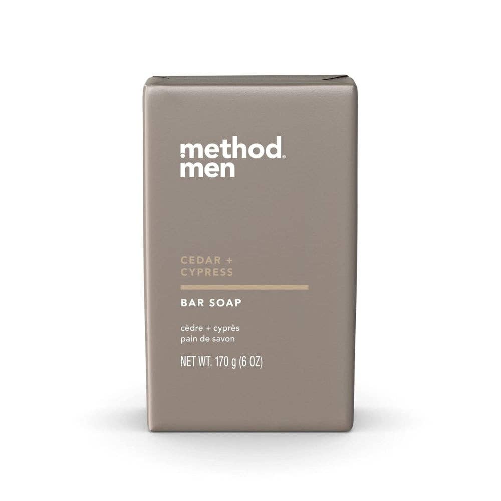 Method Men Cedar & Cypress Bar Soap, 6 Oz