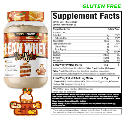 Lean Whey® Iso Hydro Gourmet Protein 2lb - Limited Edition: Crispy Cookie