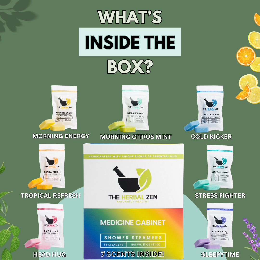 Shower Steamer Gift Box – Medicine Cabinet Variety Set