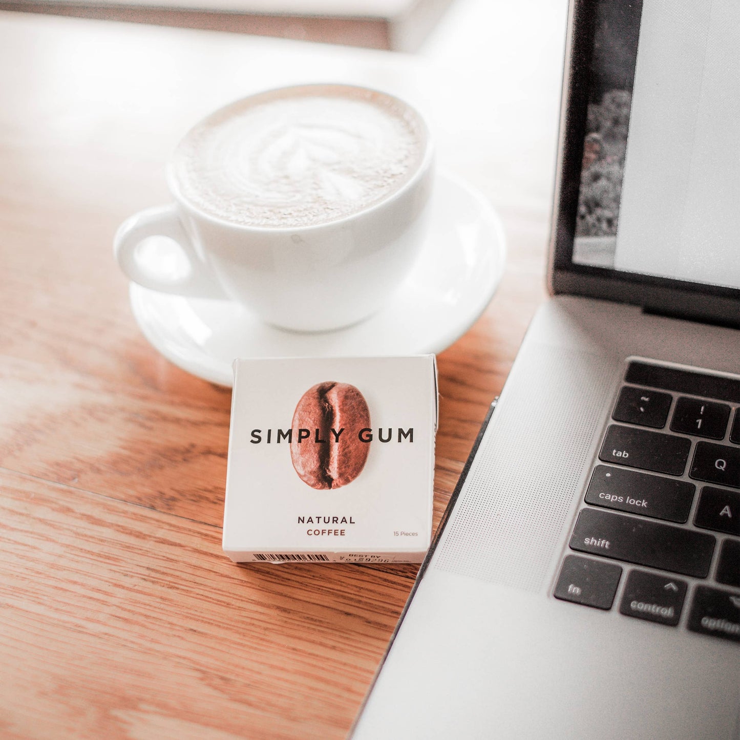 Coffee Chewing Gum- Natural + Plastic-Free | 12 Pack