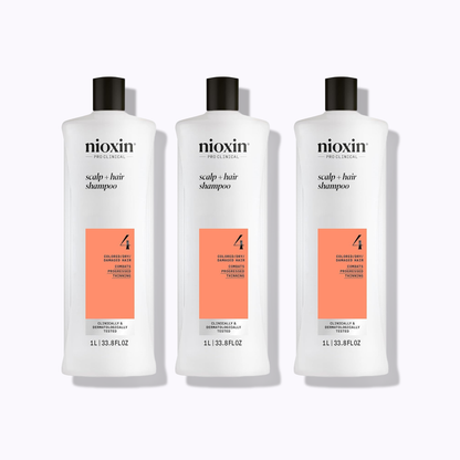 Nioxin System 4 Scalp + Hair Shampoo: 1 Pack / 10.1 fl oz
