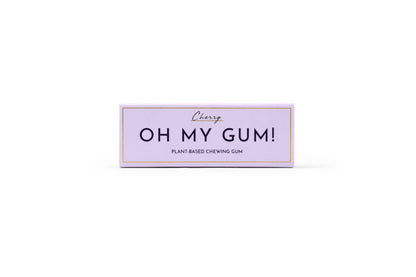 Cherry Chewing Gum - Plastic-free | Sugar-free | Plant-based