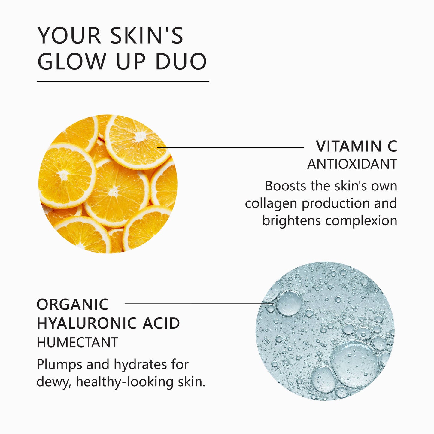 Vitamin C with Hylauronic Acid Serum: 1OZ