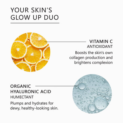 Vitamin C with Hylauronic Acid Serum: 1OZ