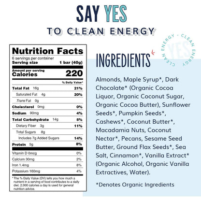 Dark Chocolate Chip - Premium Real Food Snack Bar