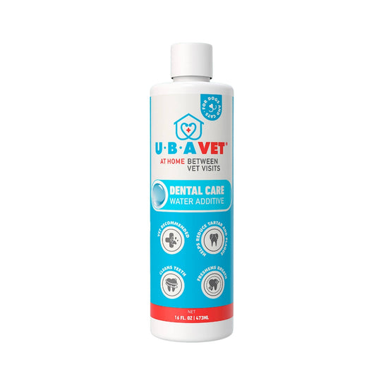 UBAVET Dental Care Water Additive for Dogs & Cats (16 fl oz)
