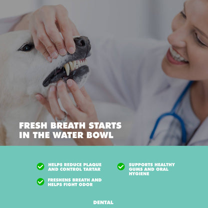 UBAVET Dental Care Water Additive for Dogs & Cats (16 fl oz)