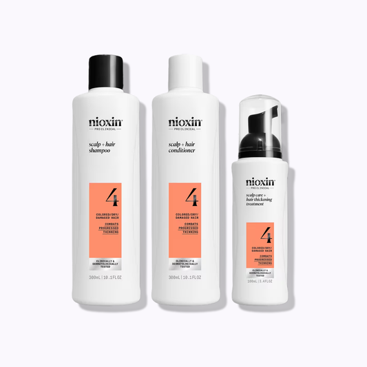 Nioxin System 4 Kit for Colored Hair with Progressed Thinning: Trial Size