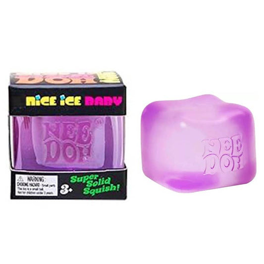 Nice Cube Jellyfish Squishy Sensory Stress Relief Toys in Box Squeeze Fidget Toy: Purple cube / 1 pc