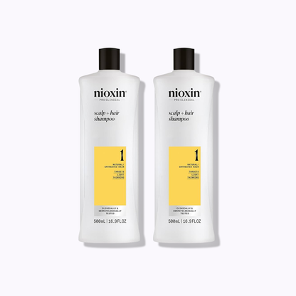 Nioxin System 1 Scalp + Hair Shampoo: 2 Pack / 10.1 fl oz