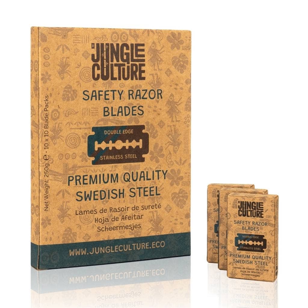Pack of 10 Double Edge Safety Razor Blades | Jungle Culture: Pack of 10
