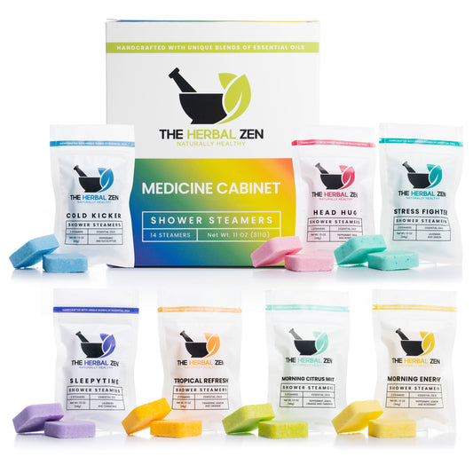 Shower Steamer Gift Box – Medicine Cabinet Variety Set