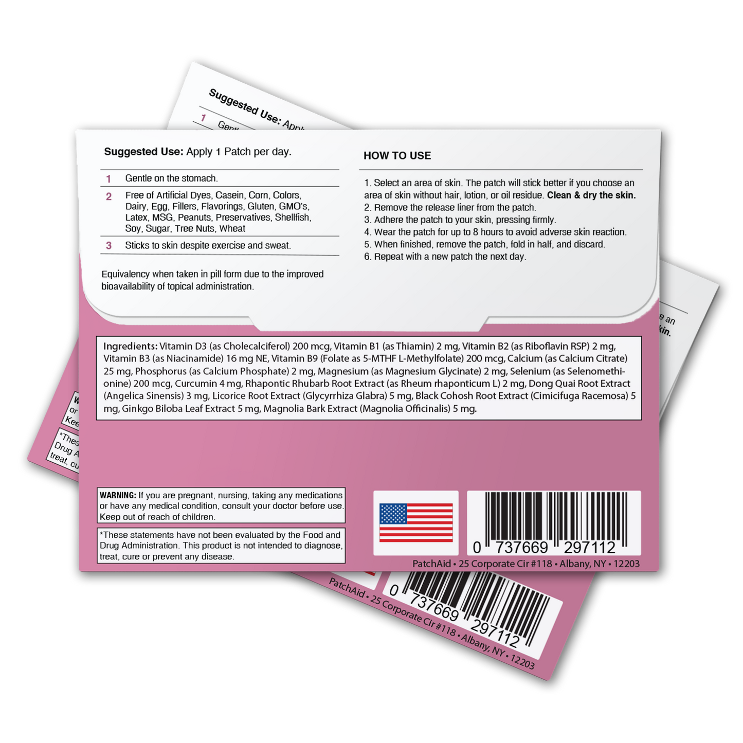 Menopause Relief Patch - Natural Symptom Relief & Support: 1-Pack