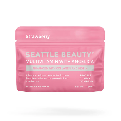 Beauty Gummy Multivitamin with Angelica |12-pack,Strawberry