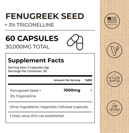 Fenugreek Seed Capsules