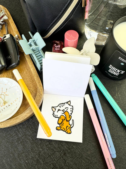 Pocket Pets Animal Designs 3x3 Mini Coloring Book for Adult